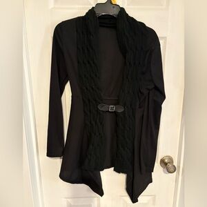 Chic Black Women's Cardigan
